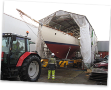 Restoring a classic yacht