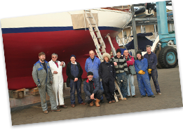 Restoring a classic yacht